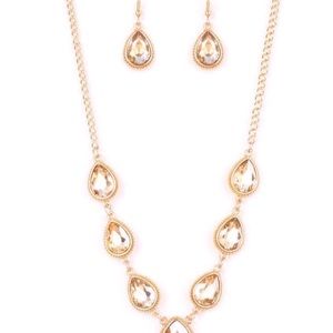 Necklace and earrings